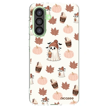 Picasee Samsung Galaxy A26 5G A266B Hülle - Transparentes Silikon - Pumpkin spice