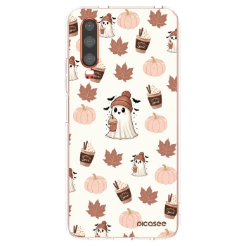 Picasee Huawei P30 Hülle - Transparentes Silikon - Pumpkin spice