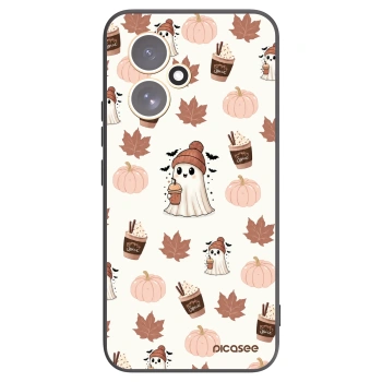 Picasee Honor 400 5G Hülle - Schwarzes Silikon - Pumpkin spice