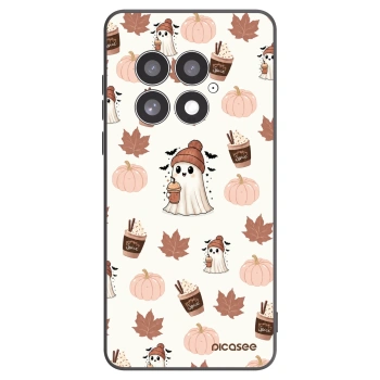 Picasee OnePlus 13 5G Hülle - Schwarzes Silikon - Pumpkin spice