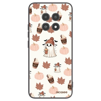 Picasee Realme 12X Hülle - Schwarzes Silikon - Pumpkin spice