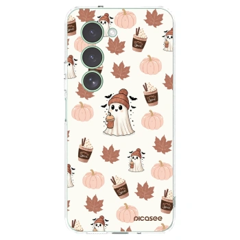 Picasee Xiaomi Redmi 15 5G Hülle - Transparentes Silikon - Pumpkin spice