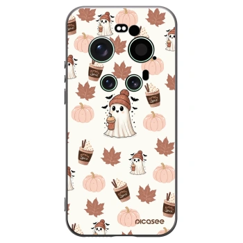 Picasee Xiaomi 17 Ultra Hülle - Schwarzes Silikon - Pumpkin spice
