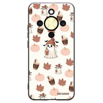 Picasee Honor Magic8 Lite 5G Hülle - Schwarzes Silikon - Pumpkin spice