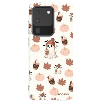 Picasee Samsung Galaxy S20 Ultra 5G G988F Hülle - Transparentes Silikon - Pumpkin spice