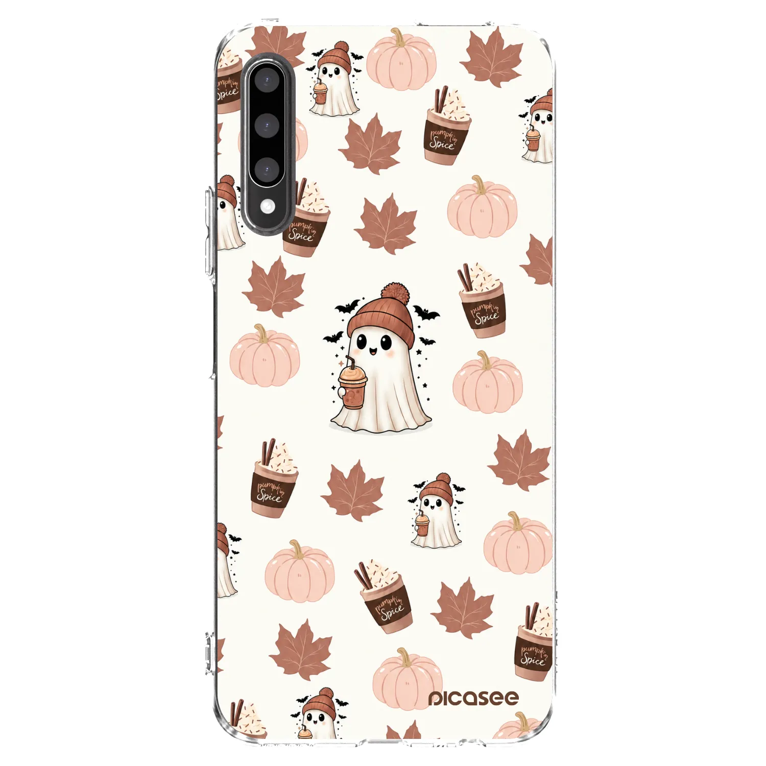 Picasee Honor 9X Pro Hülle - Transparentes Silikon - Pumpkin spice