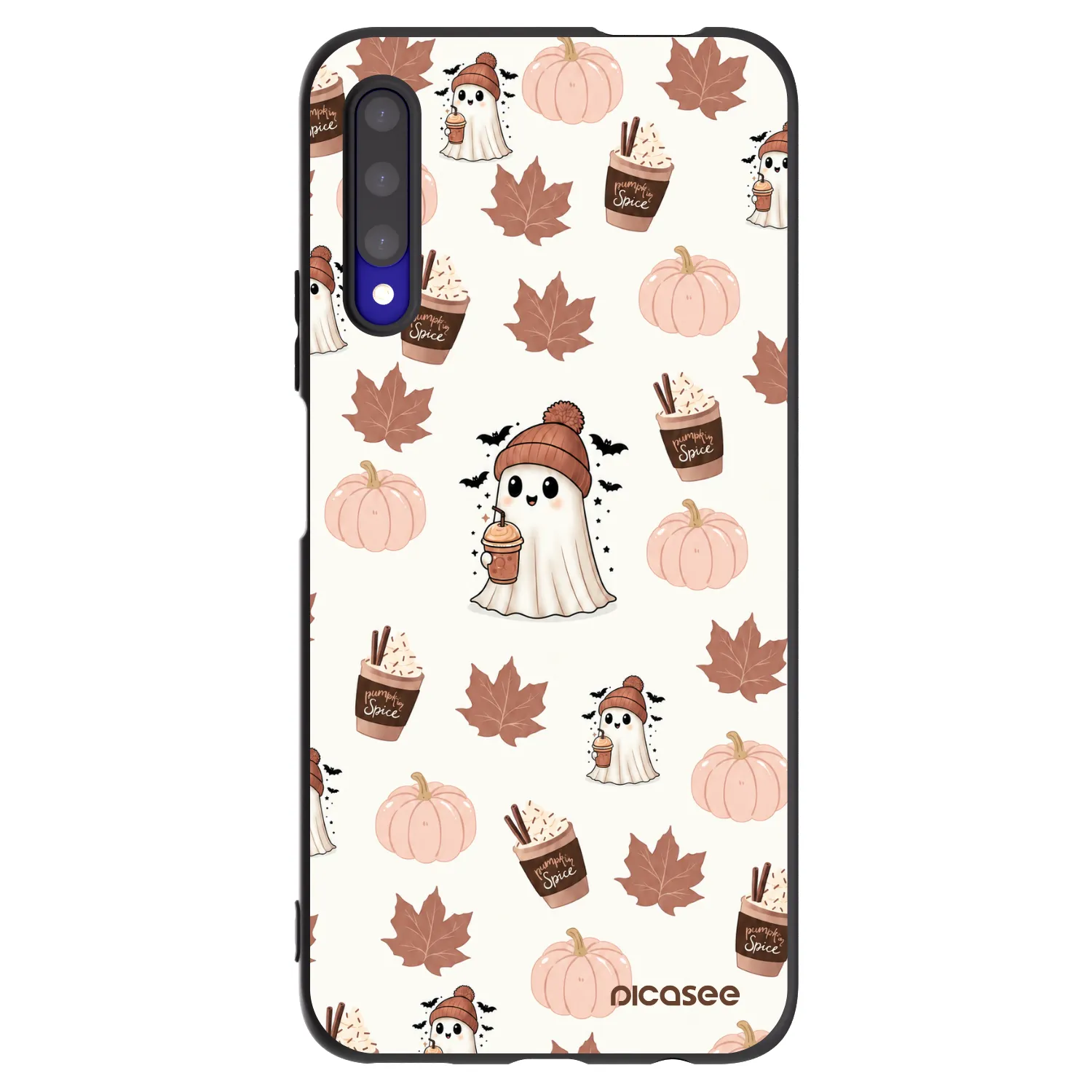 Picasee Honor 9X Pro Hülle - Schwarzes Silikon - Pumpkin spice