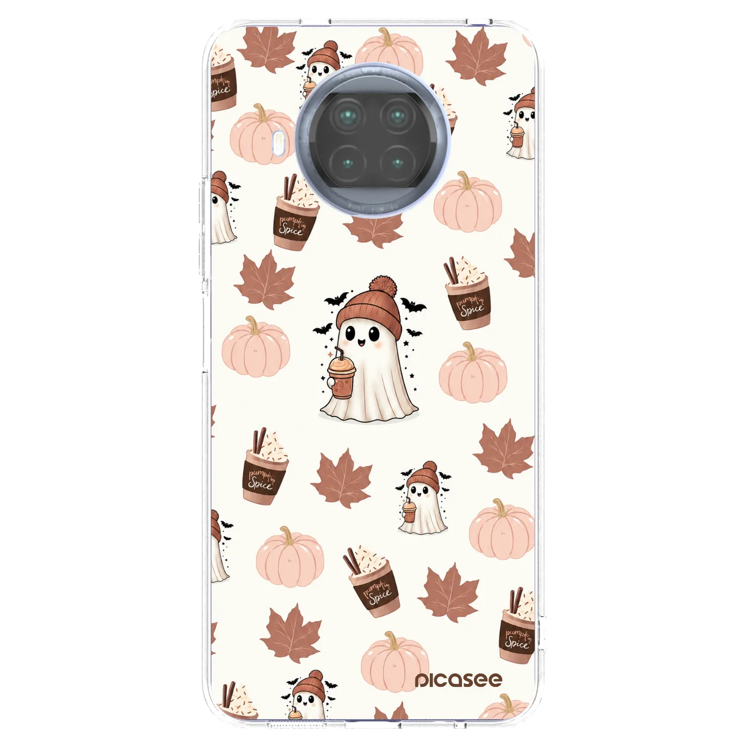 Picasee Xiaomi Mi 10T Lite Hülle - Transparentes Silikon - Pumpkin spice