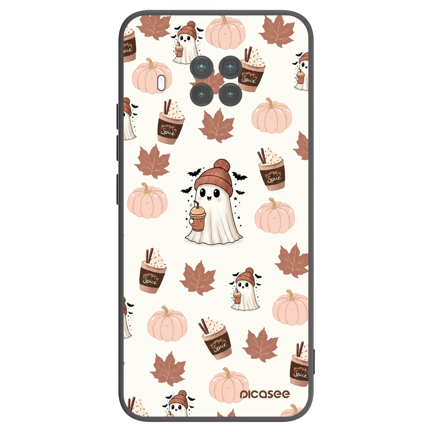 Picasee Xiaomi Mi 10T Lite Hülle - Schwarzes Silikon - Pumpkin spice