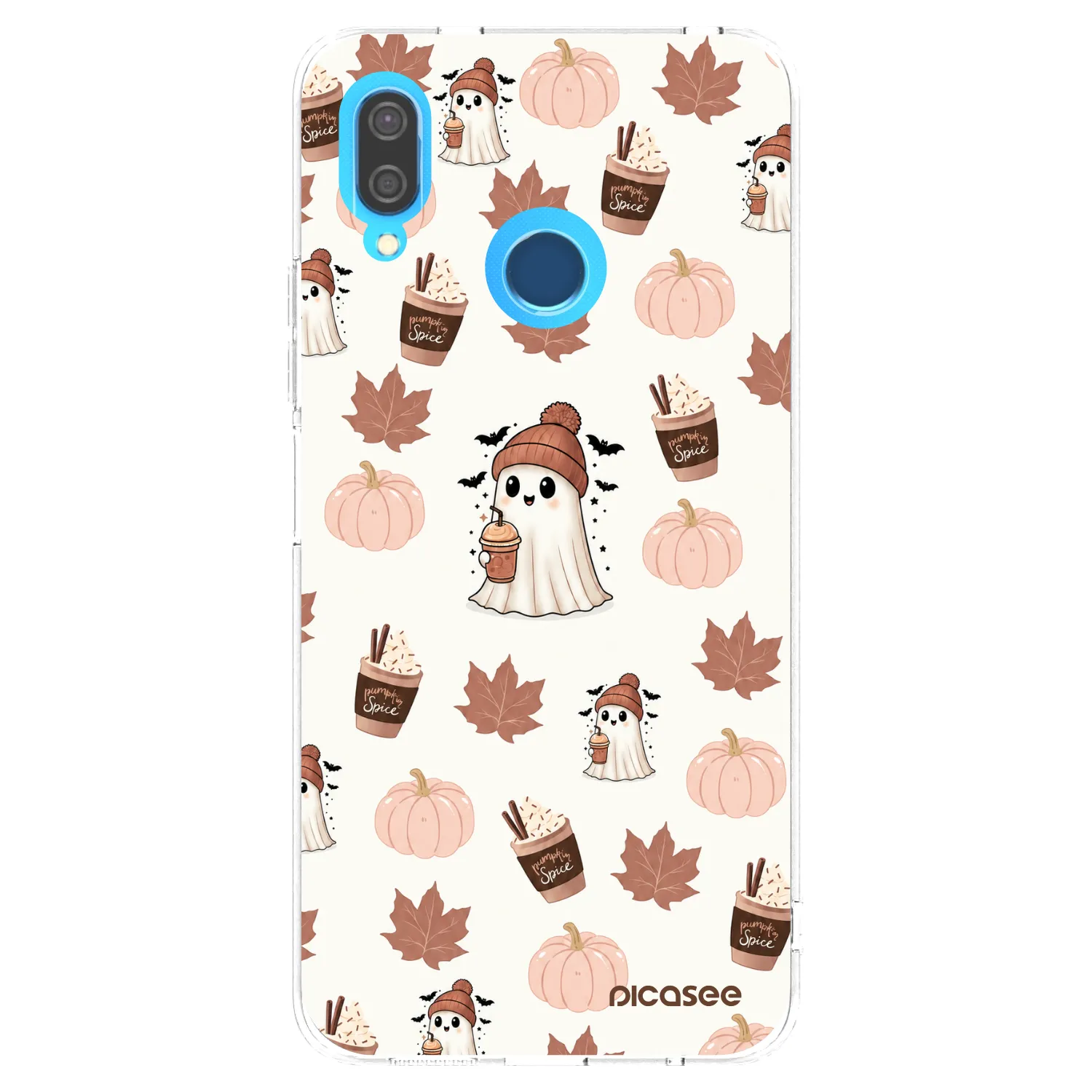 Picasee Huawei P20 Lite Hülle - Transparentes Silikon - Pumpkin spice