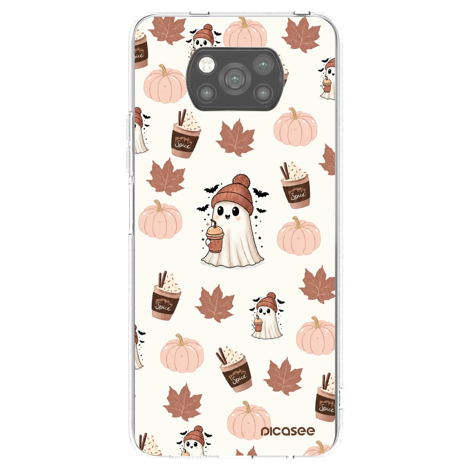 Picasee Xiaomi Poco X3 Pro Hülle - Schwarzes Silikon - Pumpkin spice