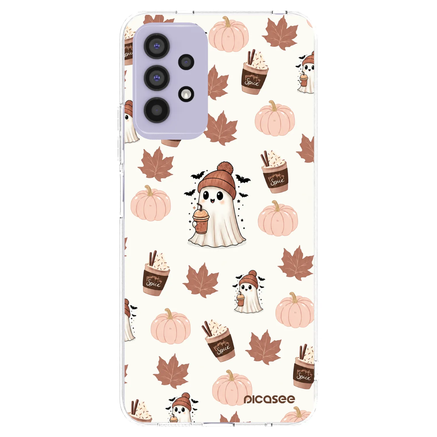Picasee Samsung Galaxy A32 4G SM-A325F Hülle - Transparentes Silikon - Pumpkin spice