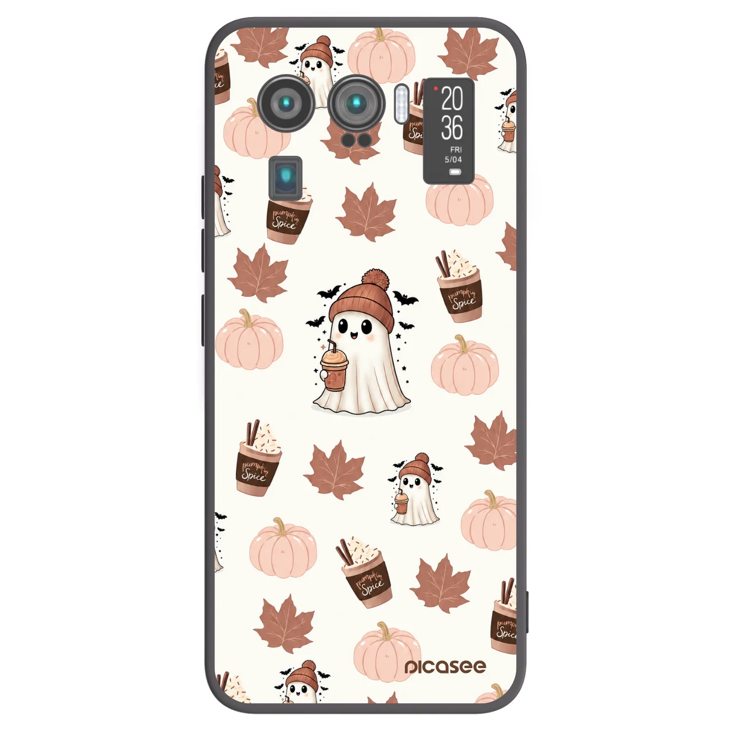 Picasee Xiaomi Mi 11 Ultra Hülle - Schwarzes Silikon - Pumpkin spice