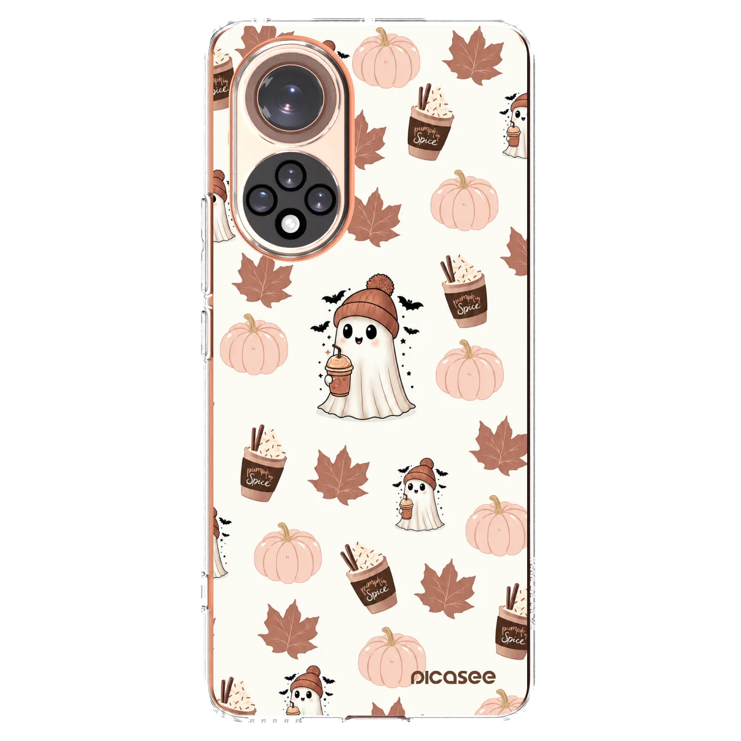 Picasee Honor 50 5G Hülle - Transparentes Silikon - Pumpkin spice