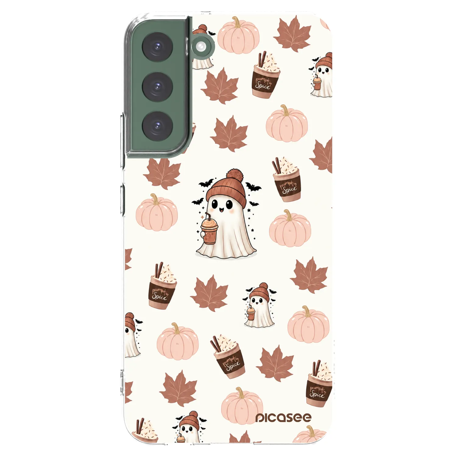 Picasee Samsung Galaxy S22+ 5G Hülle - Transparentes Silikon - Pumpkin spice