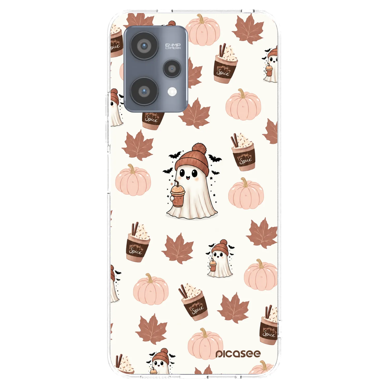 Picasee Realme 9 Pro 5G Hülle - Transparentes Silikon - Pumpkin spice