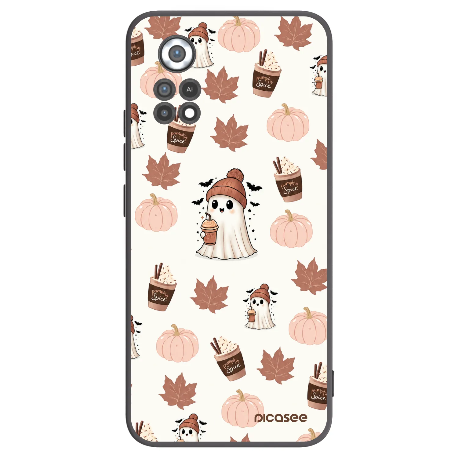 Picasee Xiaomi Poco X4 Pro 5G Hülle - Schwarzes Silikon - Pumpkin spice