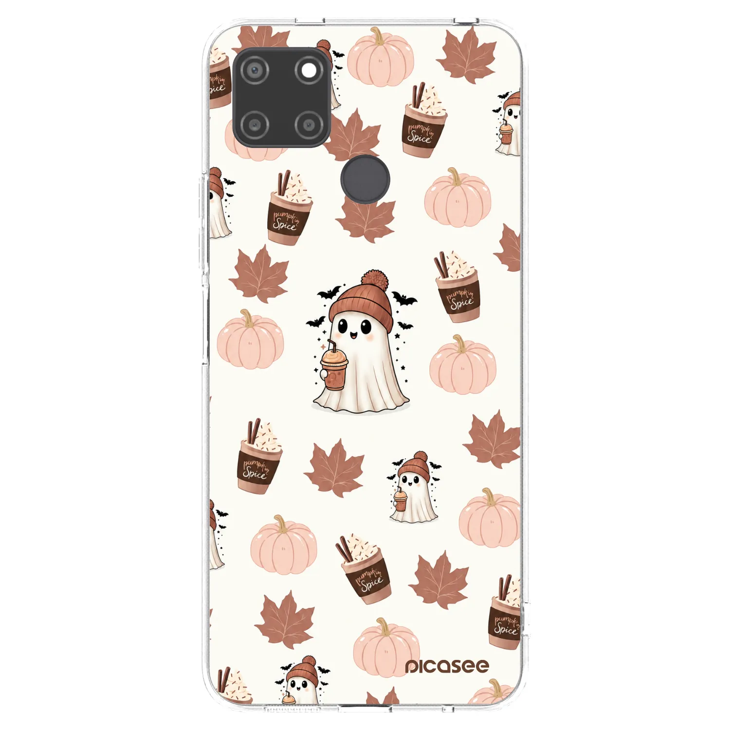 Picasee Realme C21Y Hülle - Transparentes Silikon - Pumpkin spice