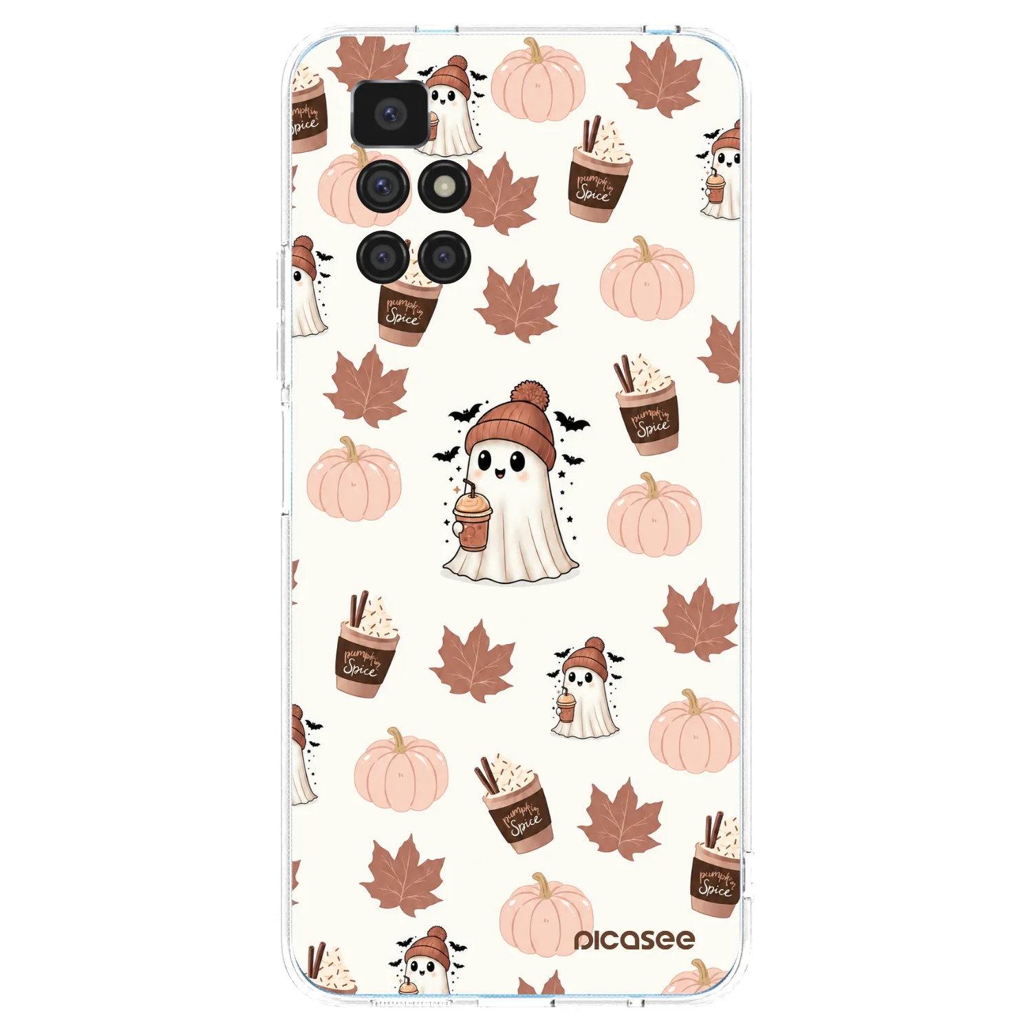 Picasee Xiaomi Redmi 10 (2022) Hülle - Transparentes Silikon - Pumpkin spice