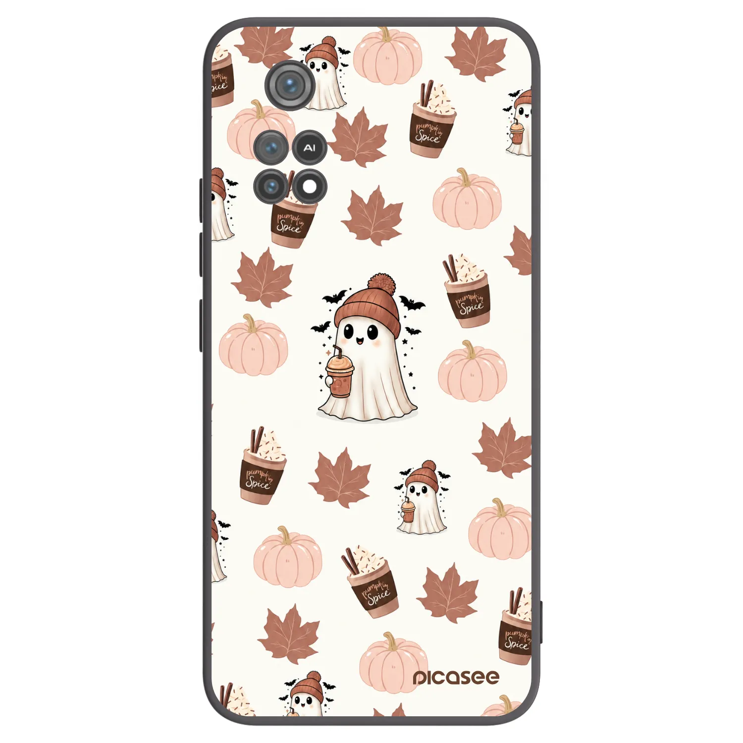 Picasee Xiaomi Poco M4 Pro Hülle - Schwarzes Silikon - Pumpkin spice