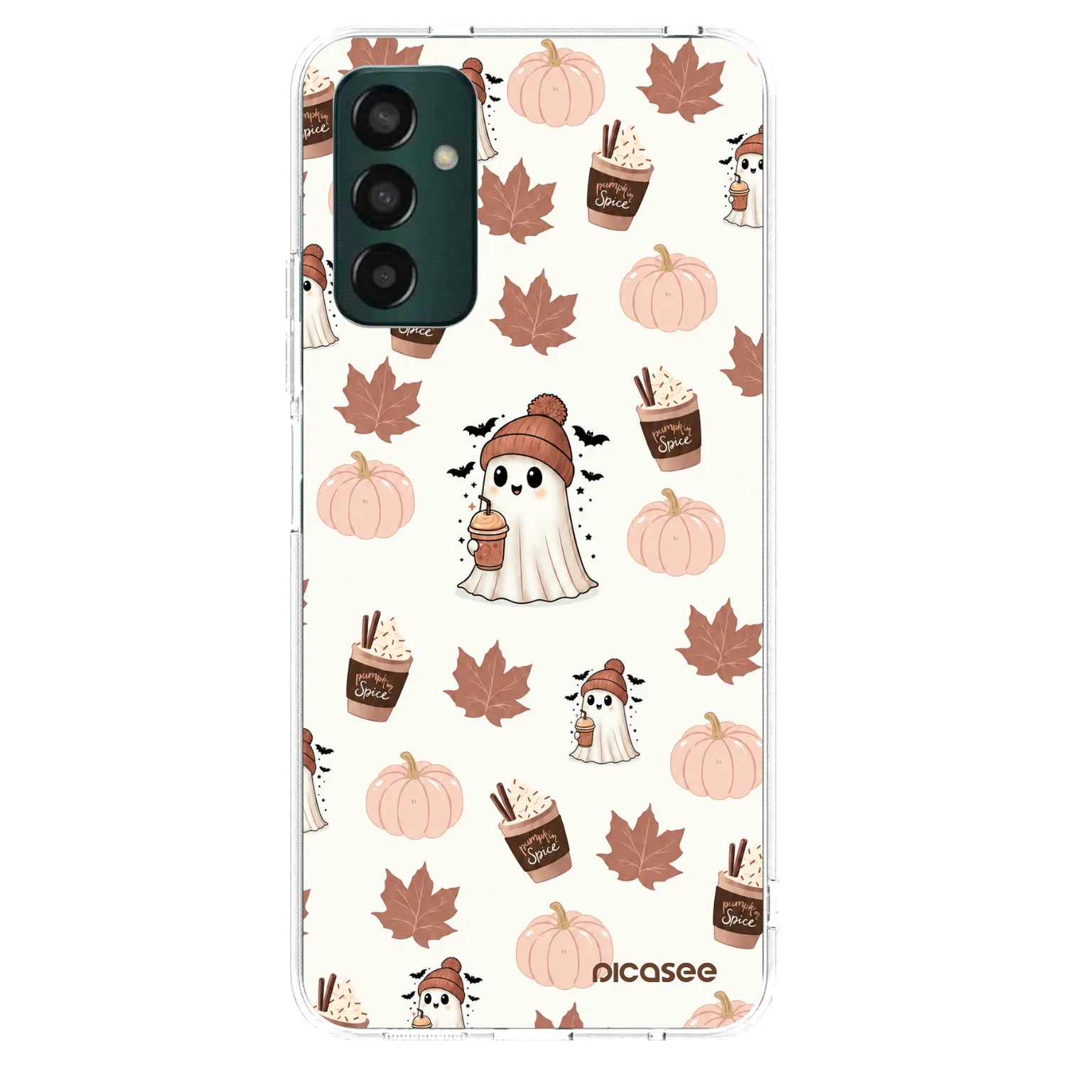 Picasee Samsung Galaxy M23 5G Hülle - Transparentes Silikon - Pumpkin spice
