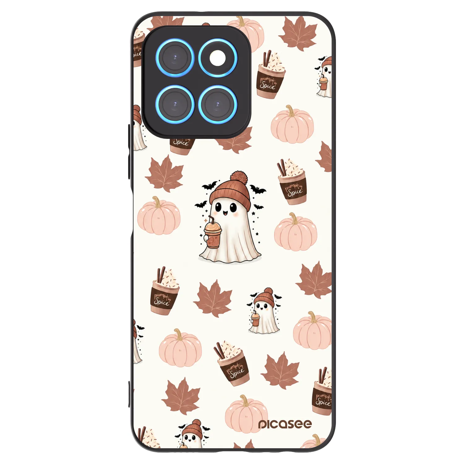 Picasee Honor X6 Hülle - Schwarzes Silikon - Pumpkin spice