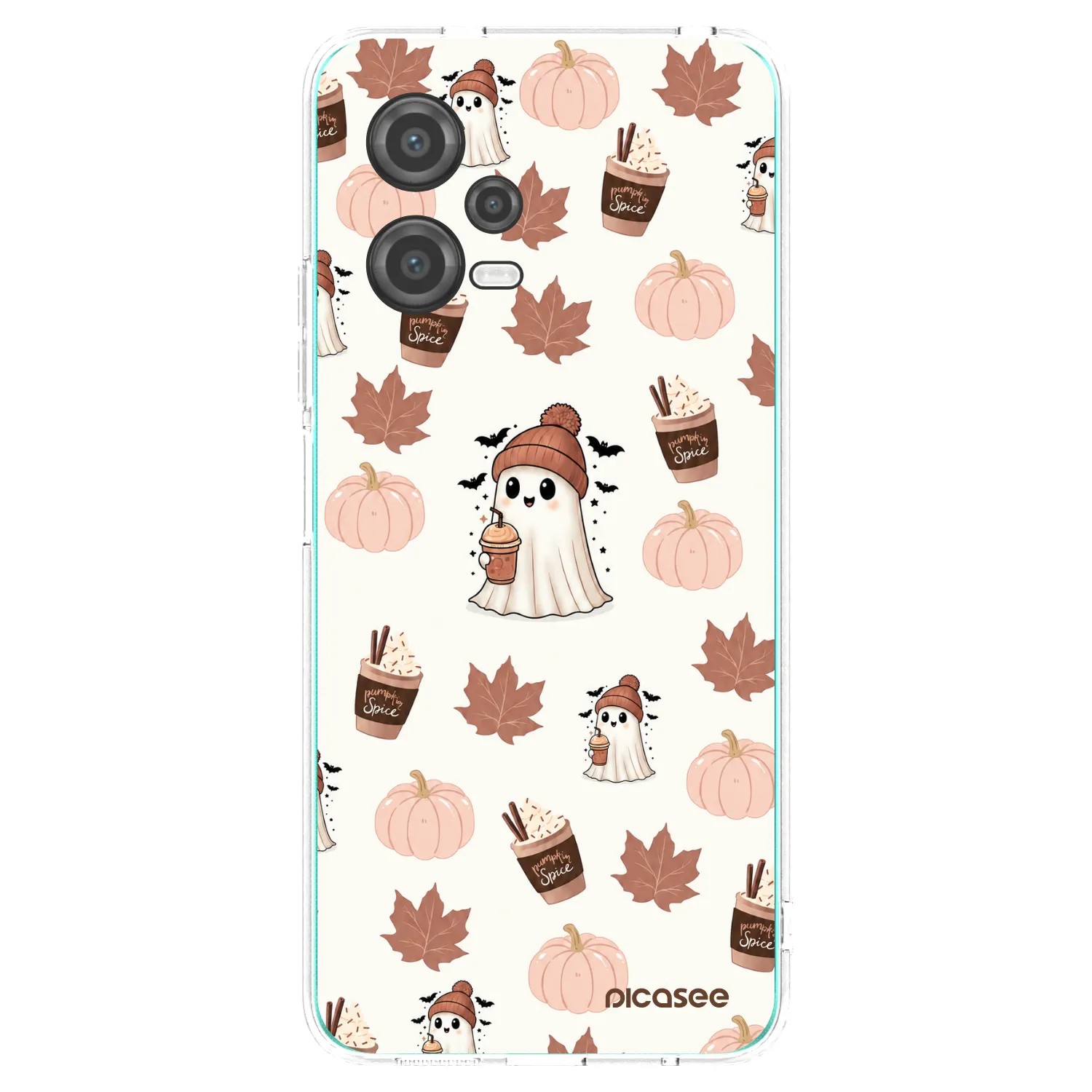 Picasee Xiaomi Poco X5 Hülle - Transparentes Silikon - Pumpkin spice