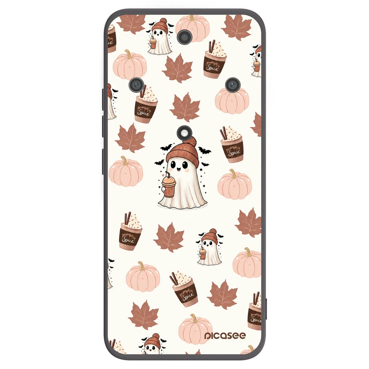 Picasee Honor Magic5 Lite 5G Hülle - Schwarzes Silikon - Pumpkin spice