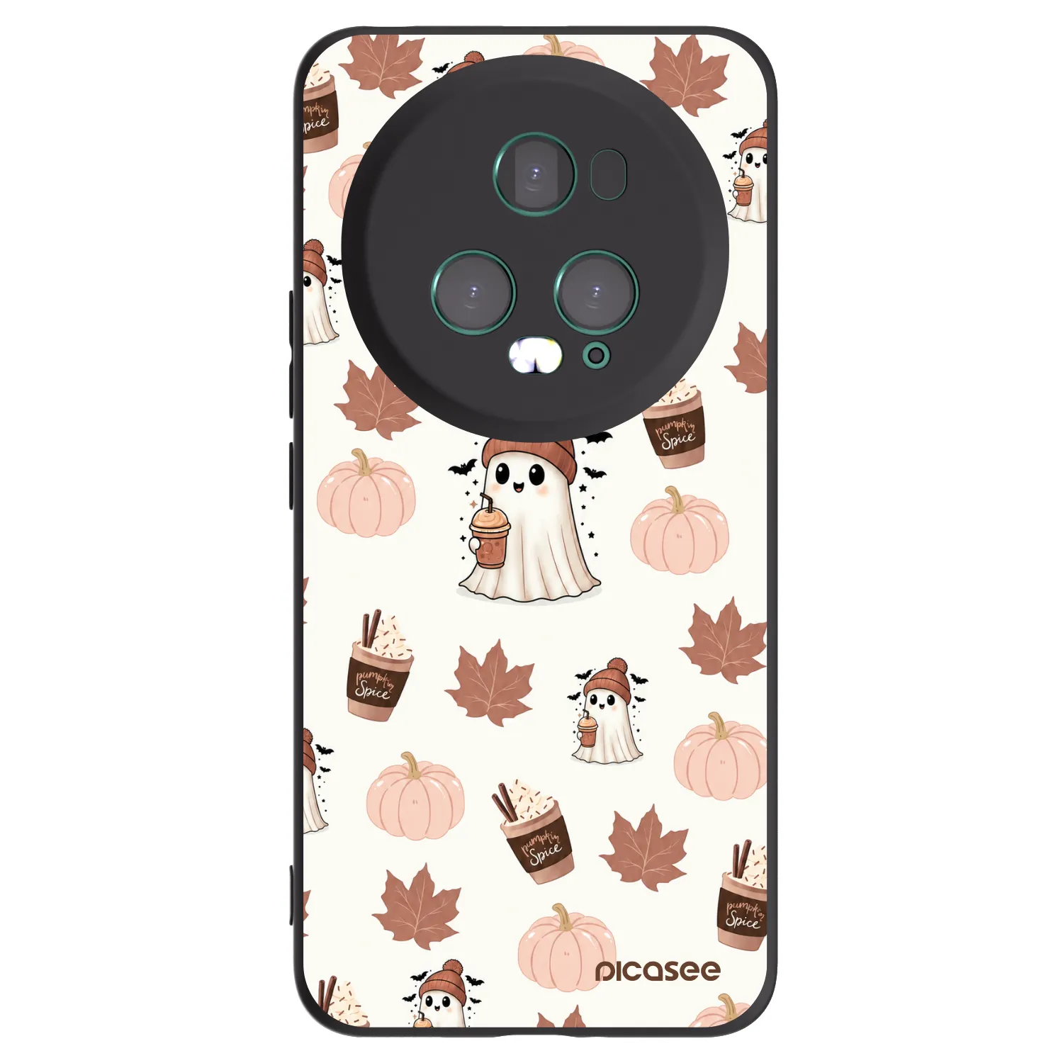 Picasee Honor Magic5 Pro Hülle - Schwarzes Silikon - Pumpkin spice