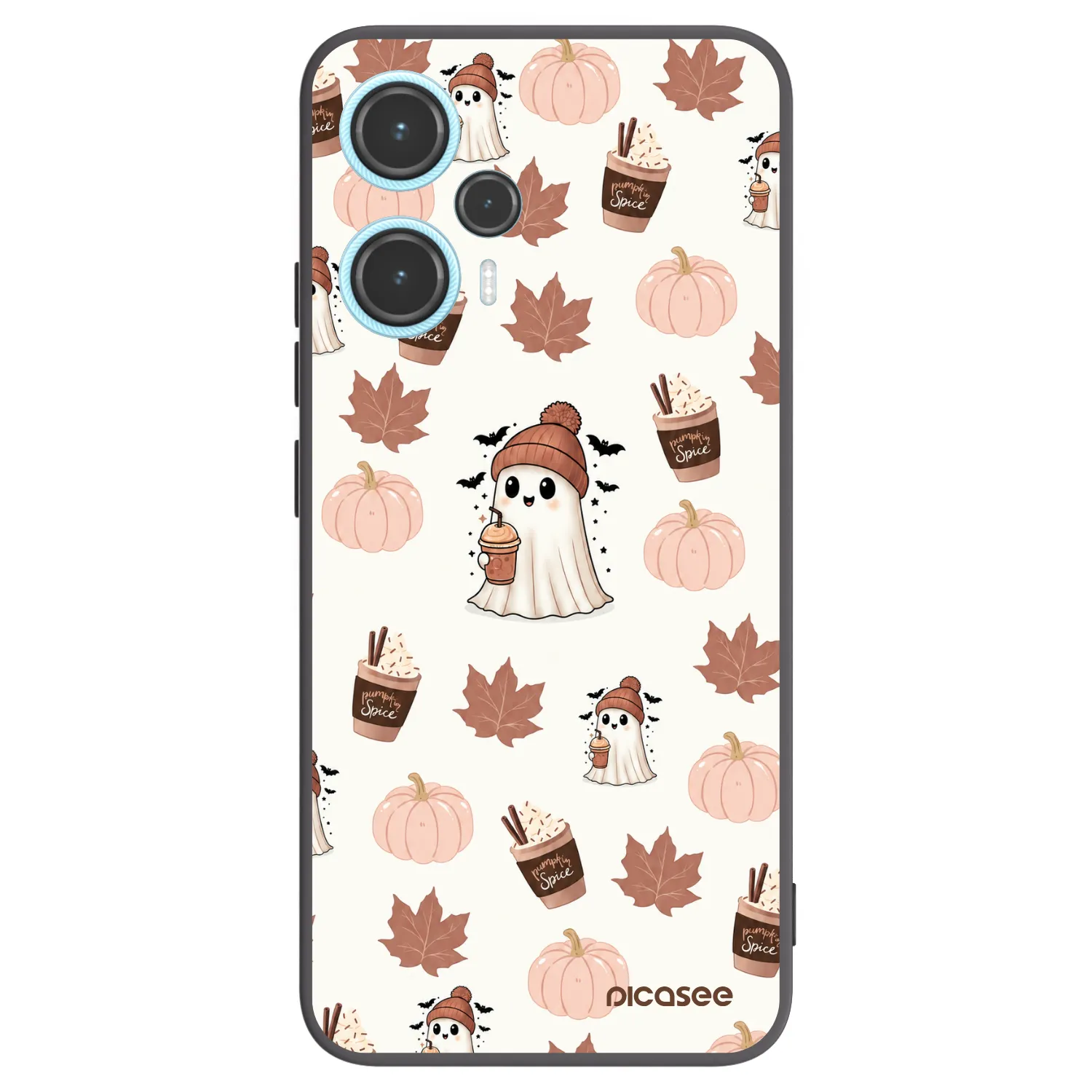 Picasee Xiaomi Poco F5 Hülle - Schwarzes Silikon - Pumpkin spice
