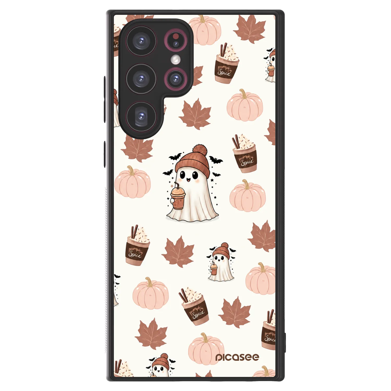 Picasee ULTIMATE CASE PowerShare für Samsung Galaxy S22 Ultra 5G - Pumpkin spice