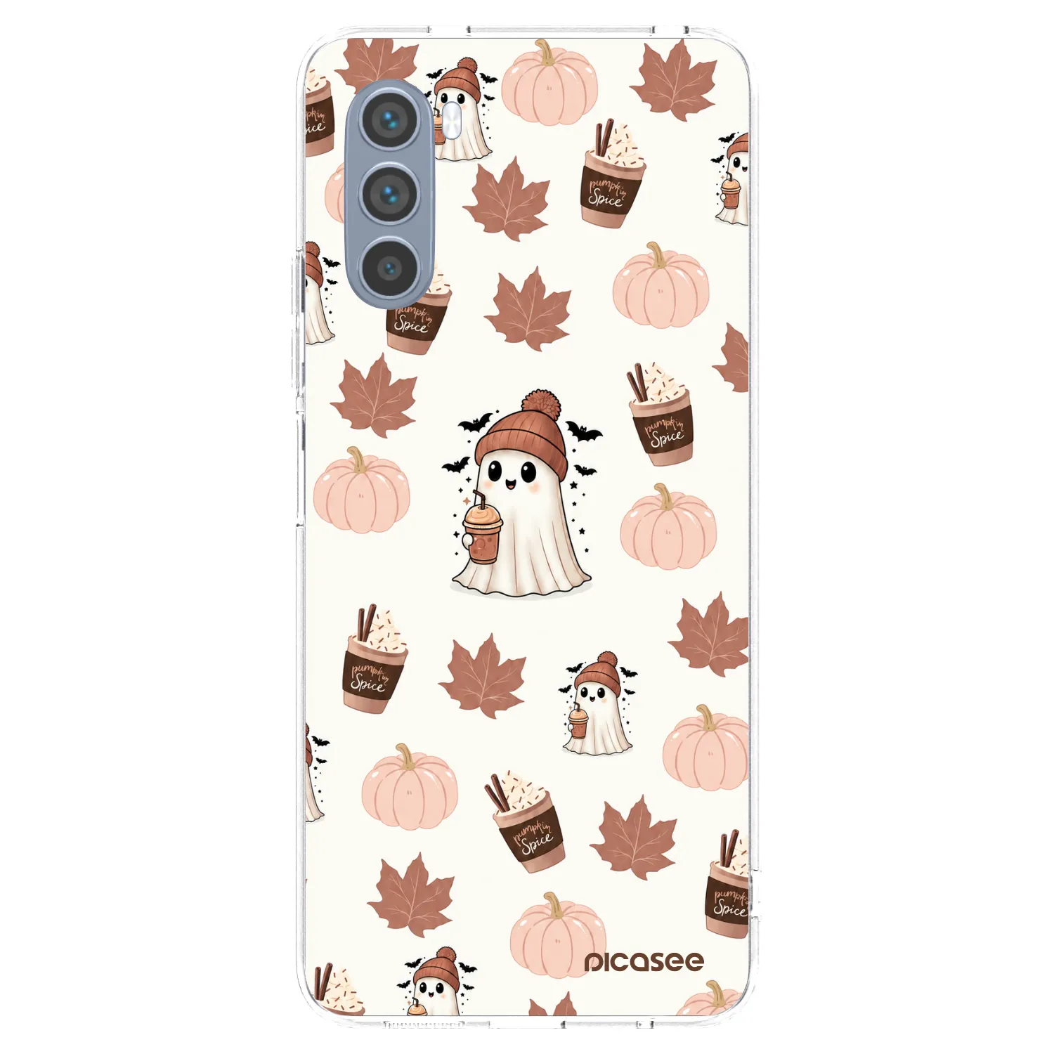 Picasee Motorola Moto G62 Hülle - Transparentes Silikon - Pumpkin spice