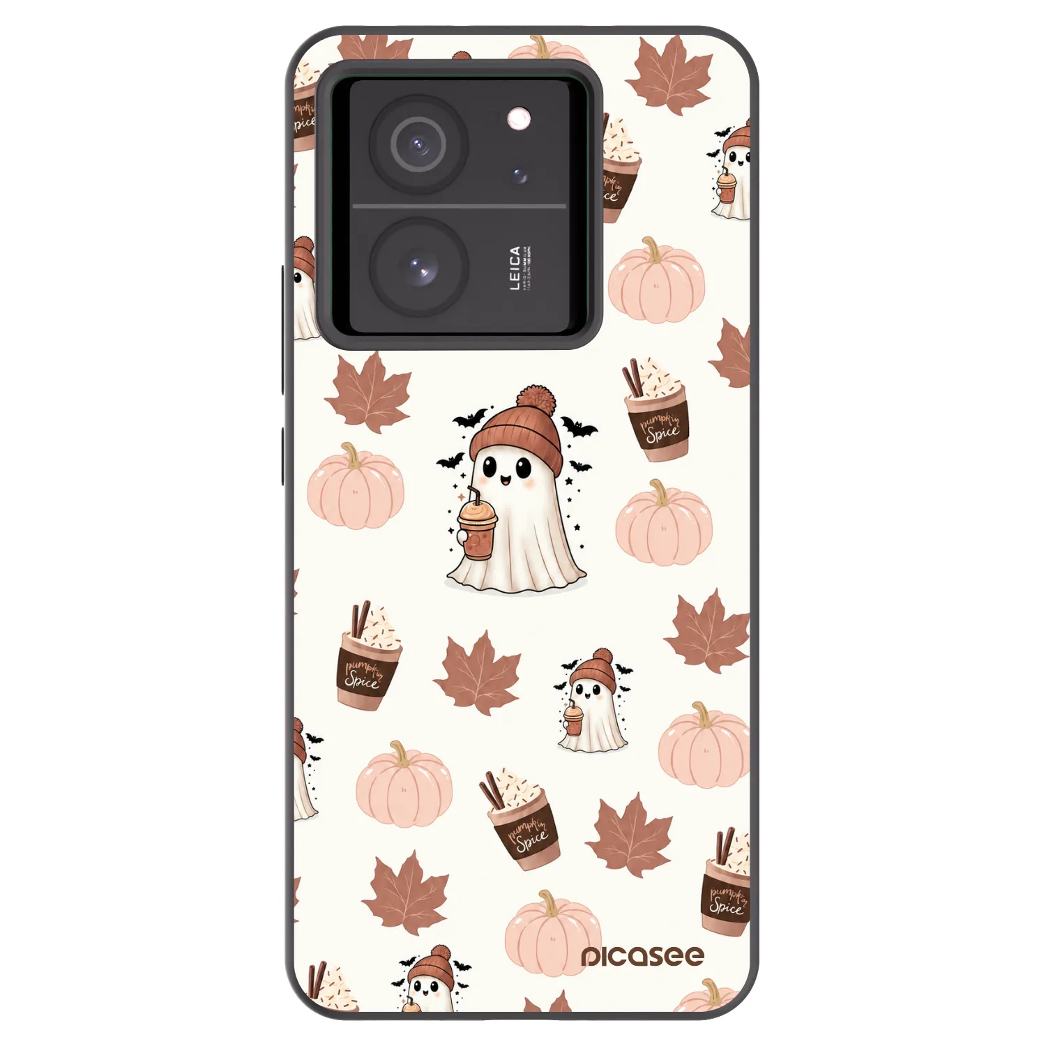 Picasee Xiaomi 13T Pro Hülle - Schwarzes Silikon - Pumpkin spice