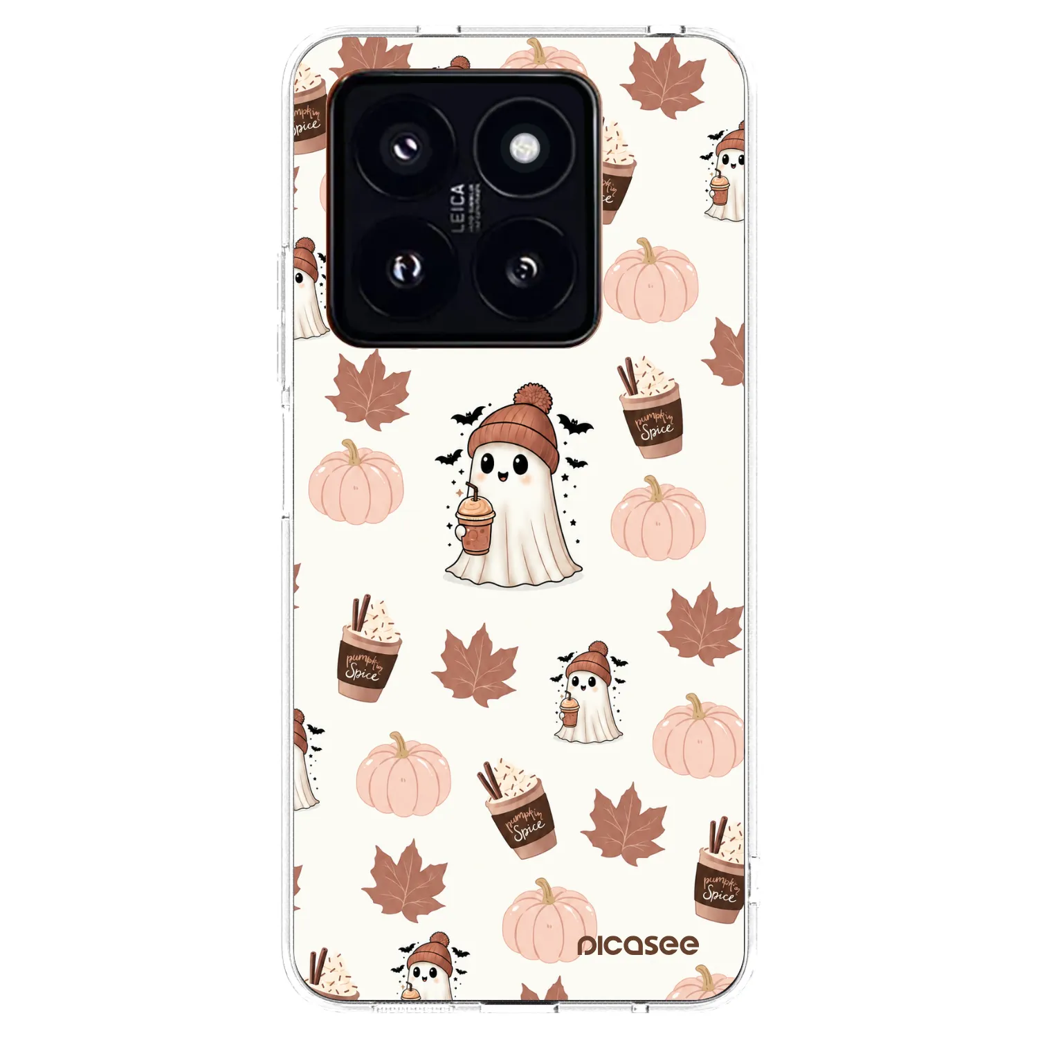 Picasee Xiaomi 14 Pro Hülle - Transparentes Silikon - Pumpkin spice