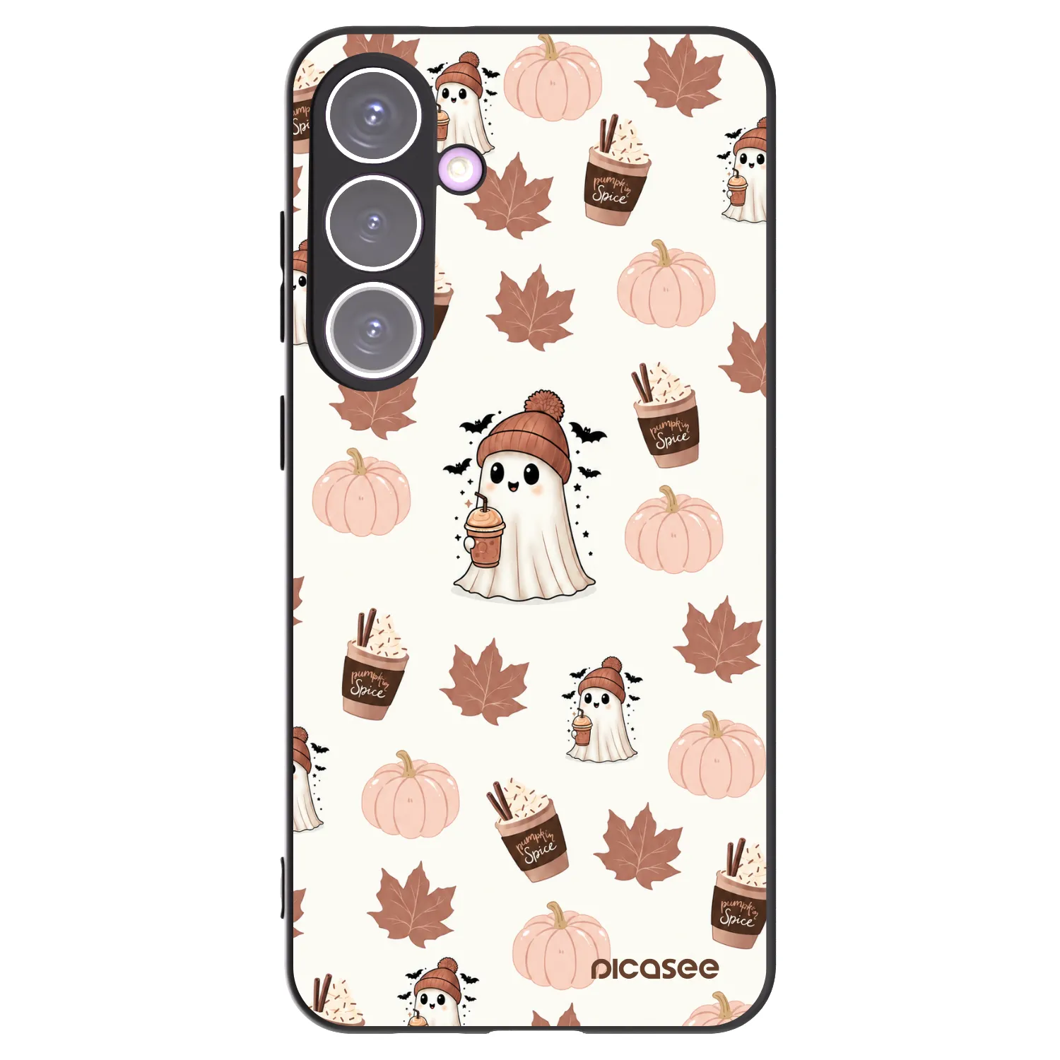 Picasee Samsung Galaxy S24+ S926B 5G Hülle - Schwarzes Silikon - Pumpkin spice