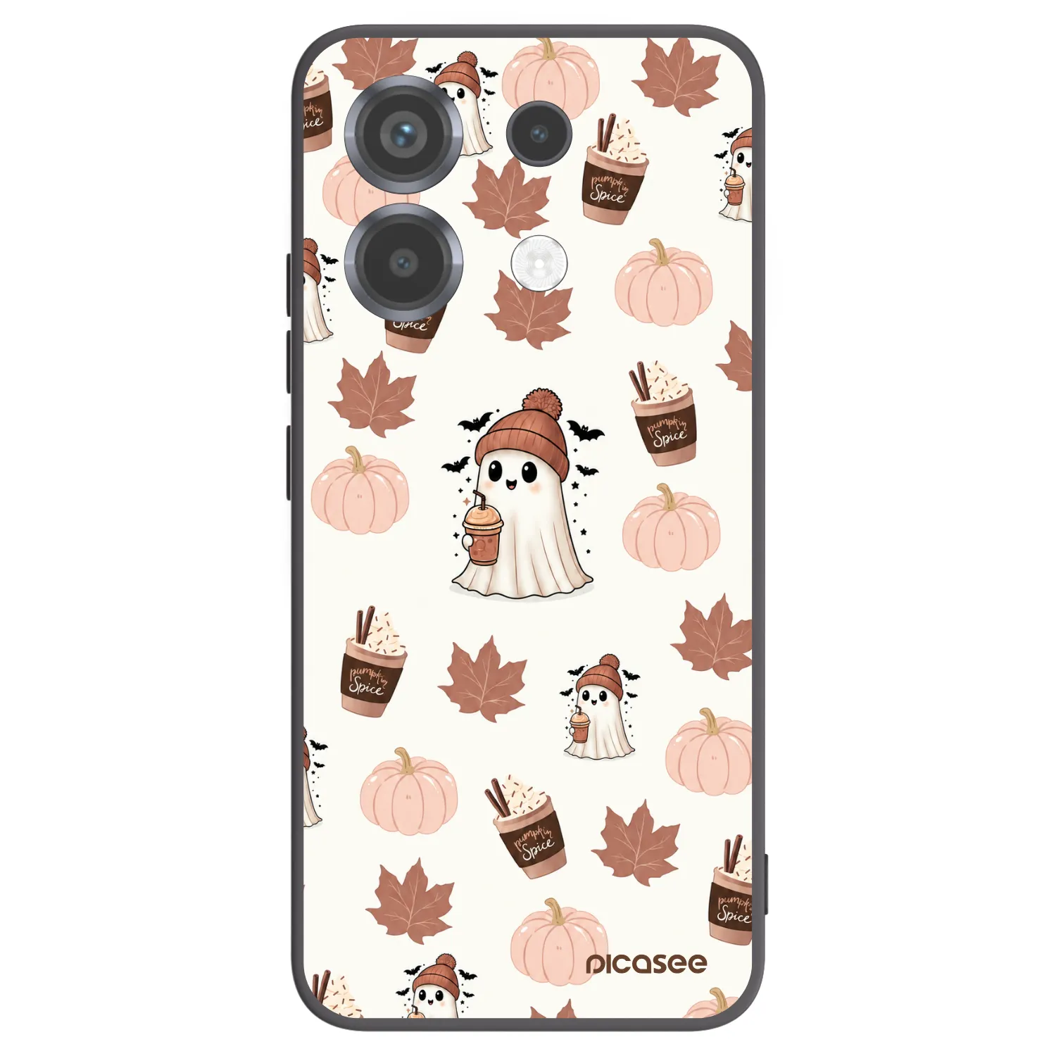 Picasee Xiaomi Poco X6 Hülle - Schwarzes Silikon - Pumpkin spice