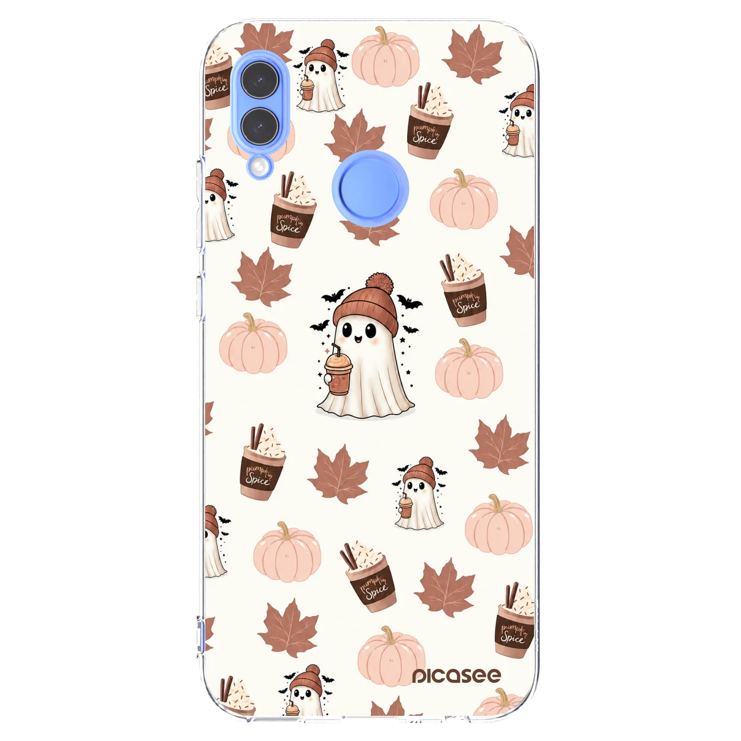 Picasee Honor 10 Lite Hülle - Transparentes Silikon - Pumpkin spice