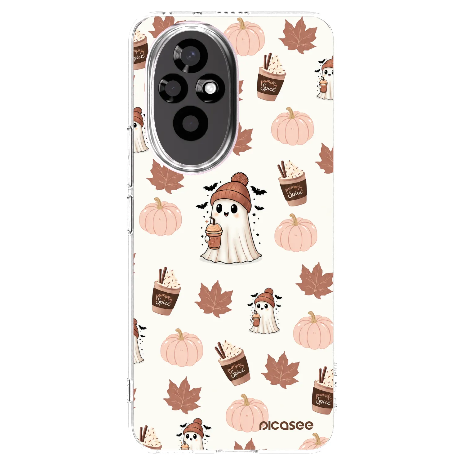 Picasee Honor 200 5G Hülle - Transparentes Silikon - Pumpkin spice