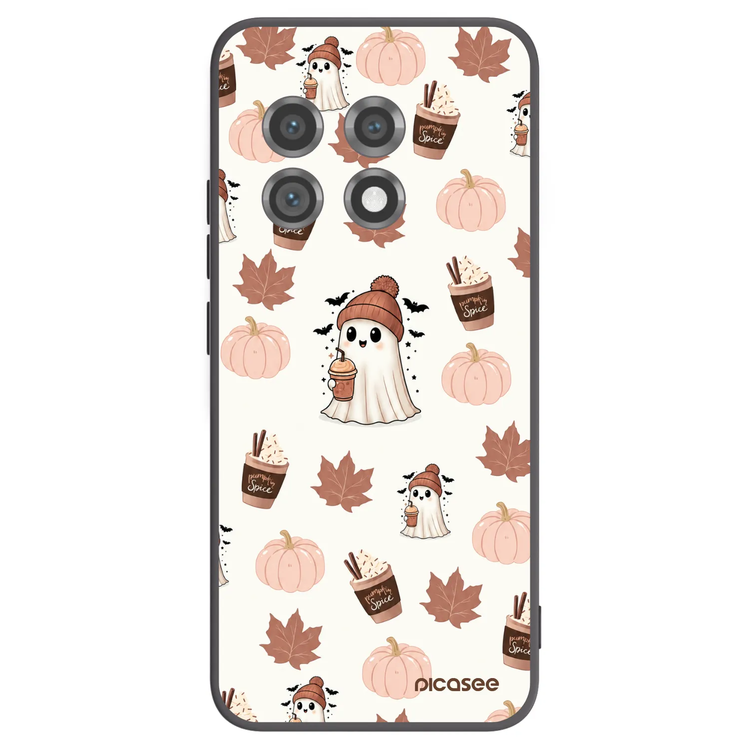 Picasee OnePlus 11 5G Hülle - Schwarzes Silikon - Pumpkin spice