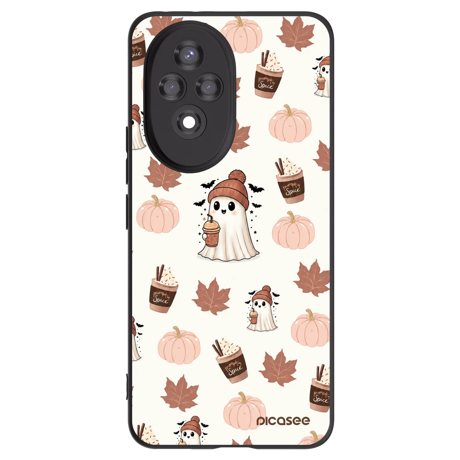 Picasee Honor 200 Pro 5G Hülle - Schwarzes Silikon - Pumpkin spice