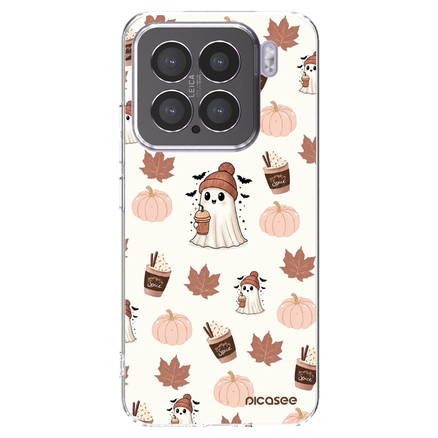 Picasee Xiaomi 15 Hülle - Transparentes Silikon - Pumpkin spice