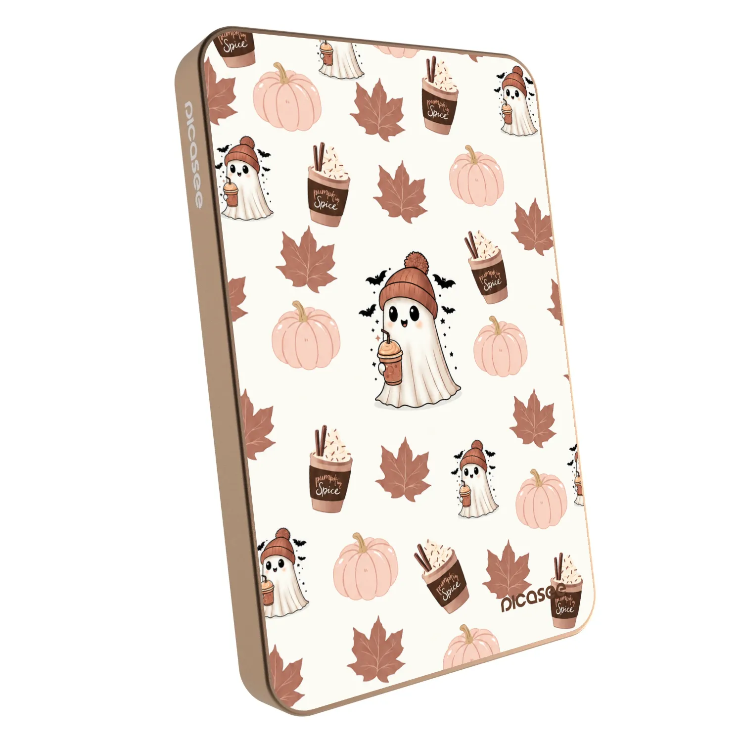 Picasee Powerbank mit MagSafe 5 000 mAh Golden - Pumpkin spice
