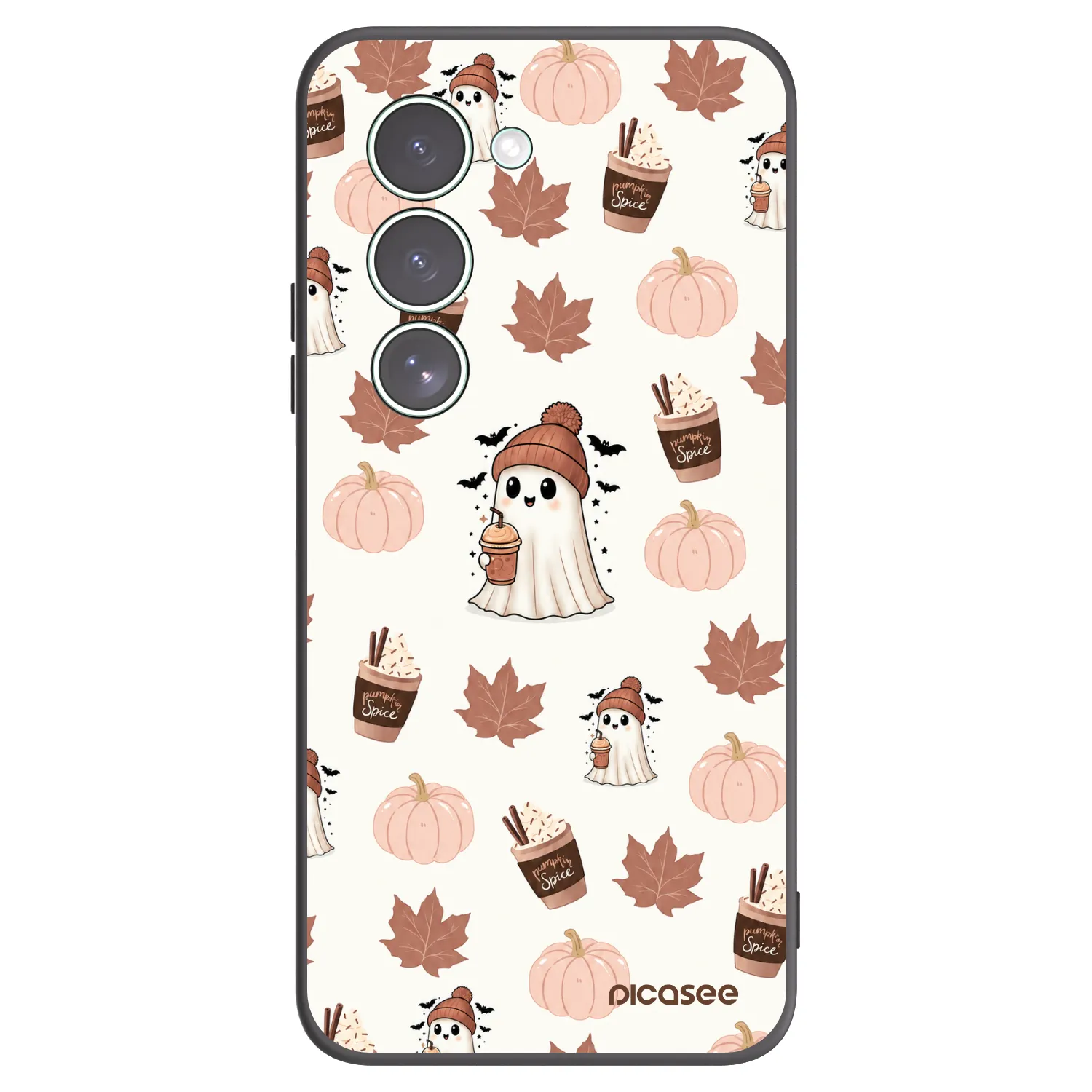 Picasee Xiaomi Redmi 15 5G Hülle - Schwarzes Silikon - Pumpkin spice