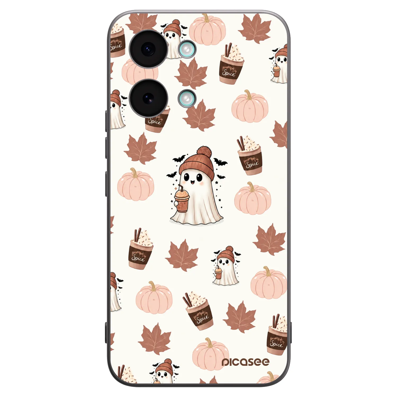 Picasee Xiaomi Poco X8 Pro Max Hülle - Schwarzes Silikon - Pumpkin spice