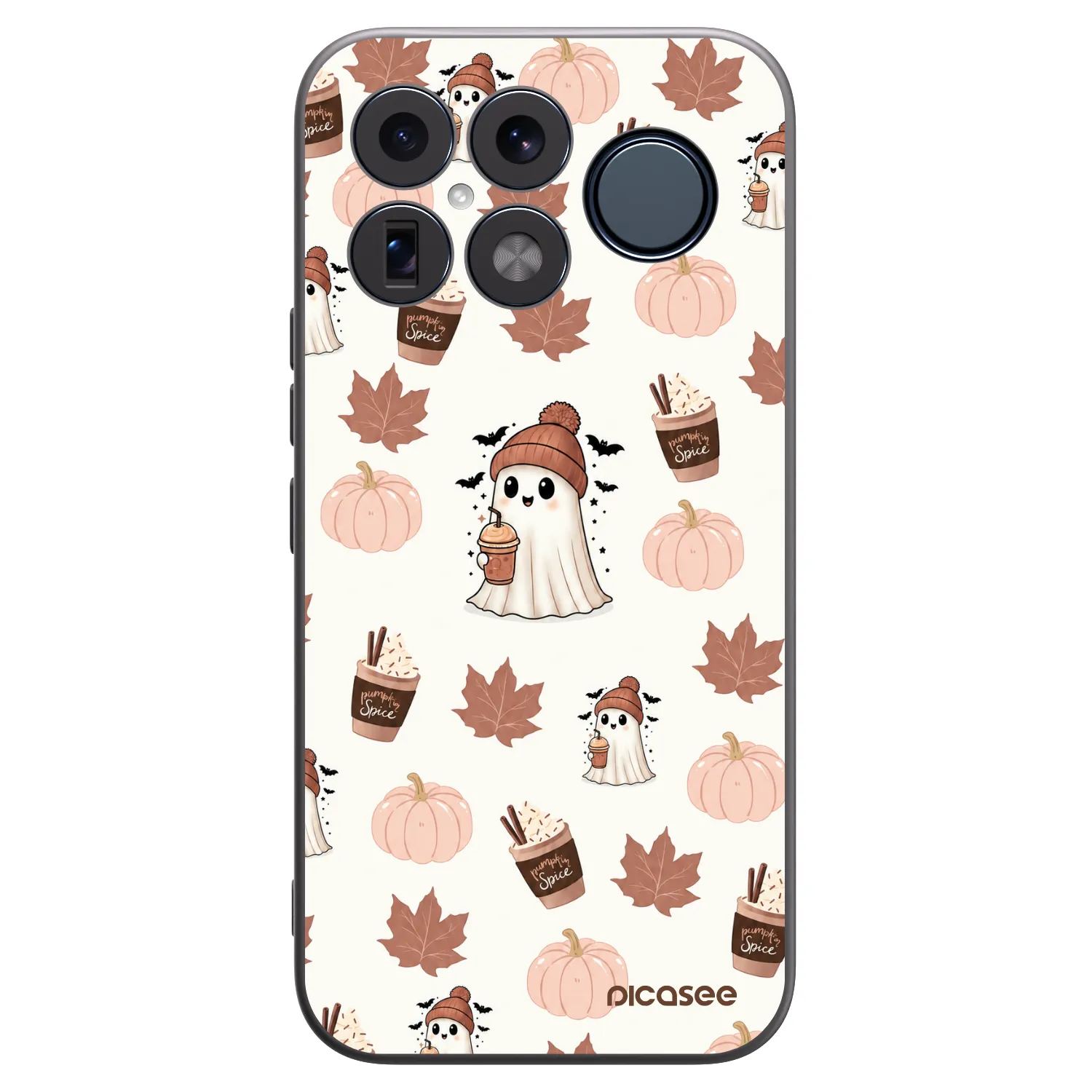 Picasee Xiaomi Poco F8 Ultra Hülle - Schwarzes Silikon - Pumpkin spice