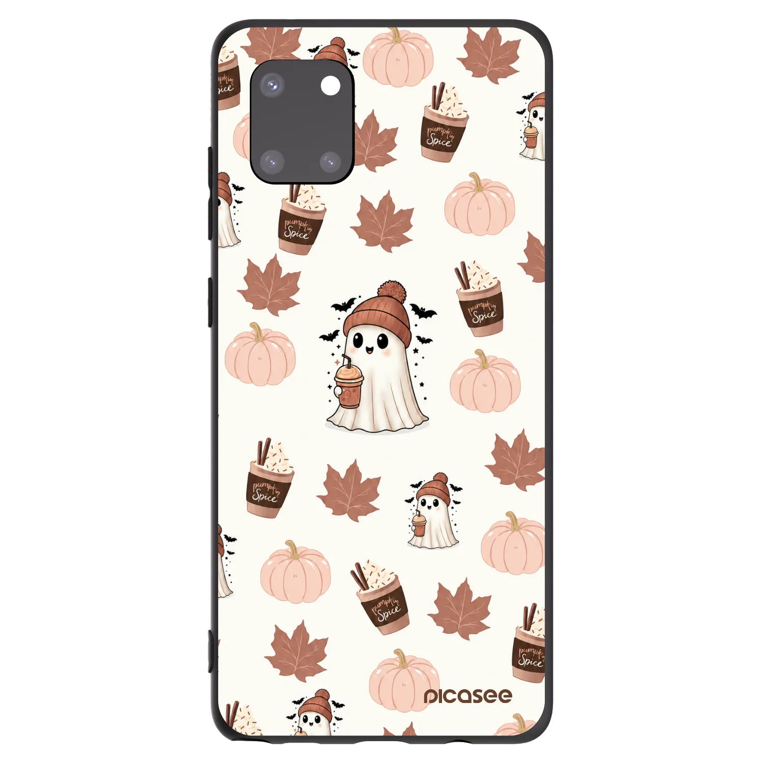 Picasee Samsung Galaxy Note 10 Lite N770F Hülle - Schwarzes Silikon - Pumpkin spice