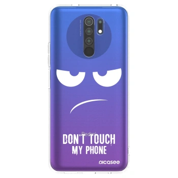 Picasee Xiaomi Redmi 9 Hülle - Transparentes Silikon - Don't Touch My Phone