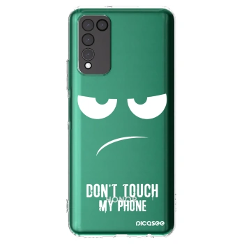 Picasee Honor 10X Lite Hülle - Transparentes Silikon - Don't Touch My Phone