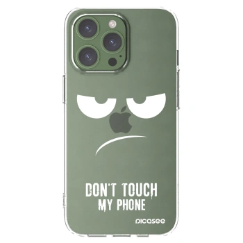 Picasee Apple iPhone 13 Pro Hülle - Transparentes Silikon - Don't Touch My Phone
