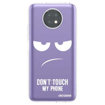 Picasee Xiaomi Redmi Note 9T Hülle - Transparentes Silikon - Don't Touch My Phone